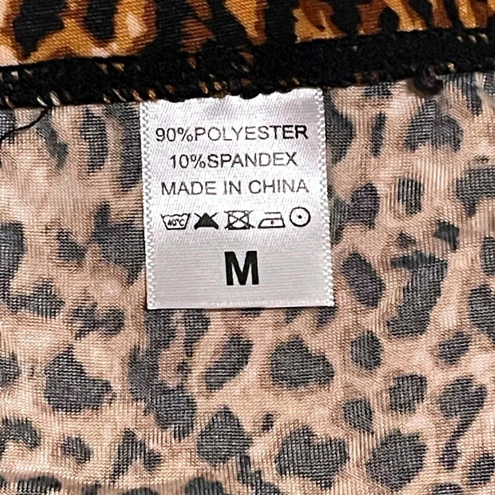 JOCKMAIL Medium (27-30) Mens Leopard Print‎ Low Rise Briefs Brown Cheetah JM394